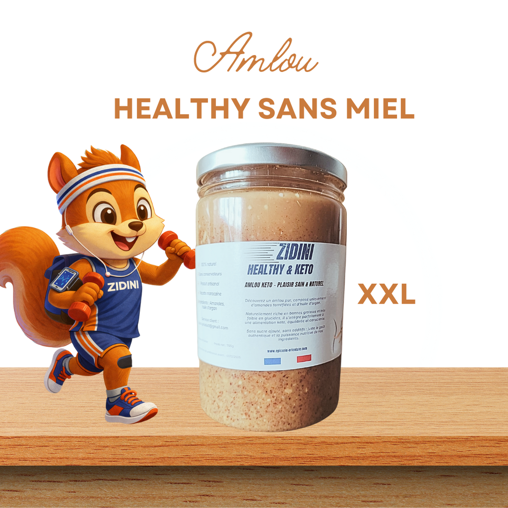 Amlou traditionnel aux amandes sans Miel (Healthy)
