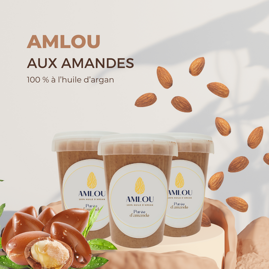 Amlou traditionnel aux amandes 3 pots